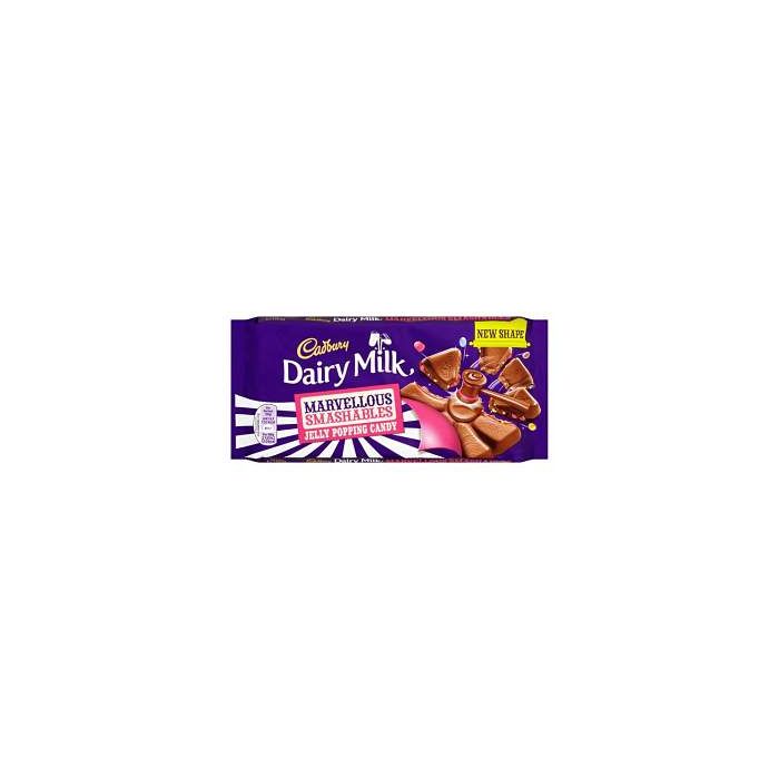 Cadbury Marvellous Smashables Jelly Popping Candy 180g Out of Date 4 May 2016