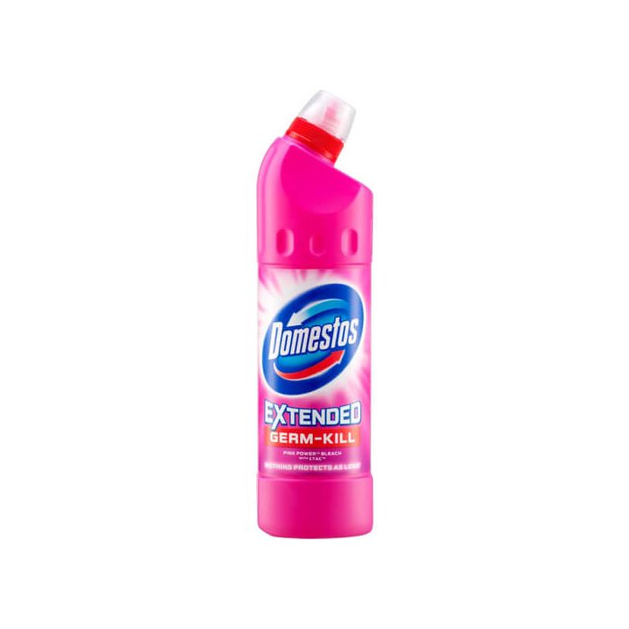 Domestos Extended Germ-Kill PINK POWER Thick Bleach 750ml Bottle