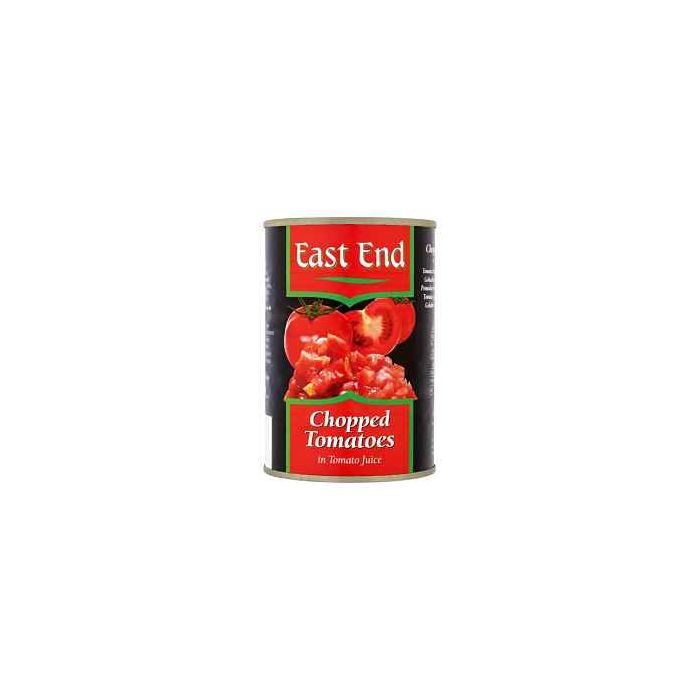 East End Chopped Tomatoes in Tomato Juice 400g tin