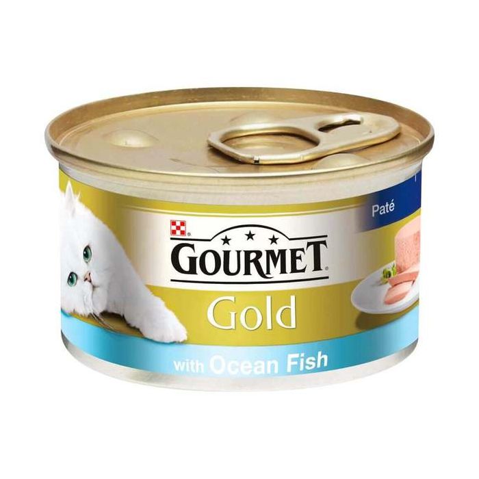 Gourmet Gold Cat Food Pate with Ocean Fish 85g Can