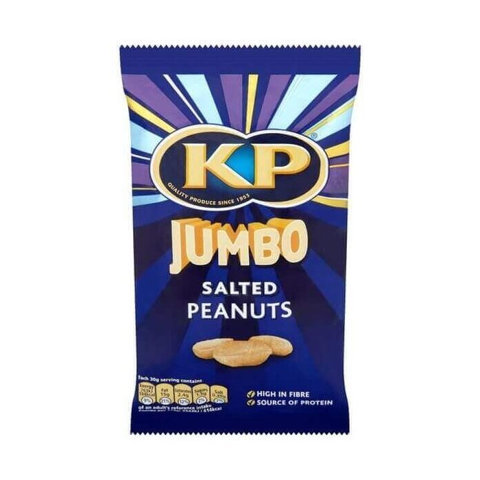 KP Jumbo Salted Peanuts 200g Packet