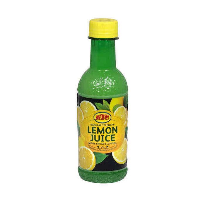 KTC Lemon Juice 250ml (PET) plastic Bottle 