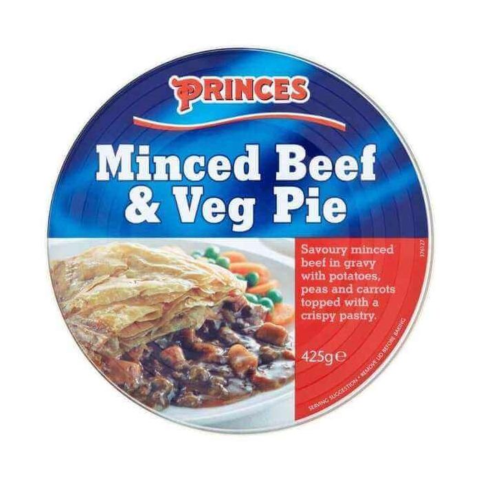 Princes Minced Beef and Veg Pie 425g Single Can 