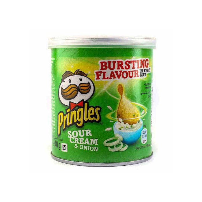 Pringles Sour Cream & Onion Tub 40g CLR