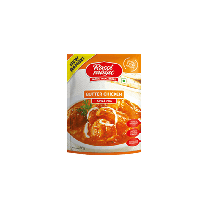 Rasoi Magic Spice Mix For Butter Chicken 50g Packet