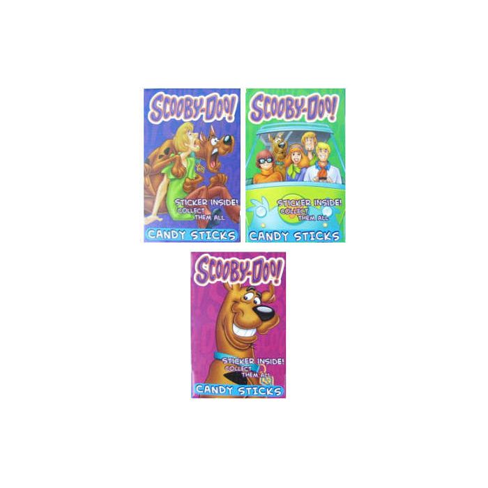 Scooby Doo Candy Sticks with Sticker box Out of Date 30 Nov 2016