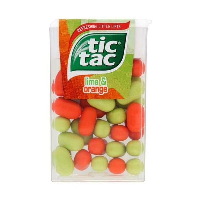 Tic Tac Lime and Orange 18g x 24 Wholesale Case