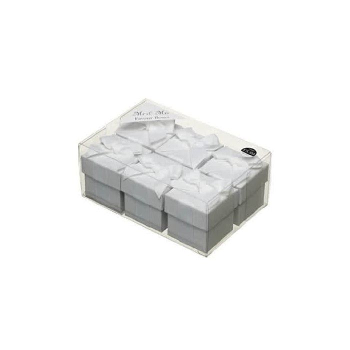 Xpressions Wedding Decoration Favour Boxes White Pack Of 6