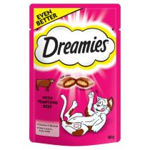 Dreamies Cat Treats with Tempting Beef 60g