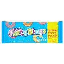 Fox's Party Rings Super Twin Pack 2 x 125g