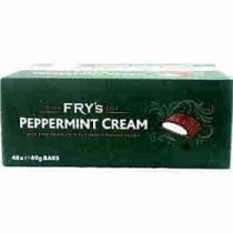 Fry's PEPPERMINT CREAM Chocolate 49g x 48 Bars TRADE CASE