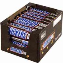 Snickers Duo (2 x 41.7g) 83.4g chocolate bars x 32 Wholesale Case