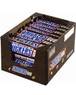 Snickers Duo (2 x 41.7g) 83.4g chocolate bars x 32 Wholesale Case