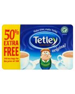 Tetley Original Softpack 160/240 Teabags 750g 50% Extra Free 