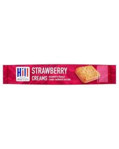 Hill Strawberry Creams 150g Single Biscuit Pack 