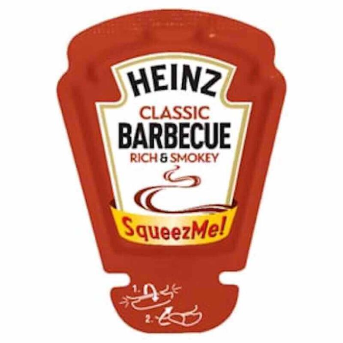 Heinz Classic BBQ Sauce 26ml Squeezme CLR