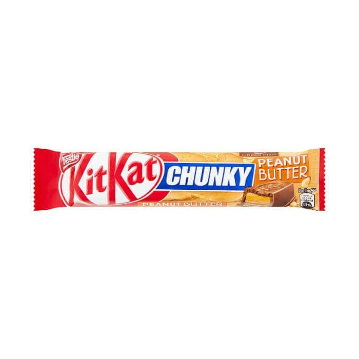KITKAT Chunky Peanut Butter Chocolate Bar 42g CLR